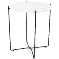 "Agneta" Weißer Marmor-Beistelltisch Kopenhagen