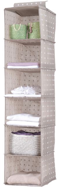 Rivoli Hängender Kleidungs-Organizer mit 6 Fächern