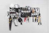 Set mit 10 Walltech Garage Haken für Perforiertes Paneel