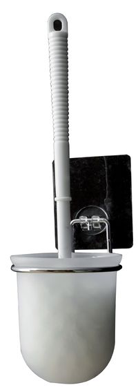 Bestlock Magic Toilettenbürste mit Halter für die Montage an der Wand