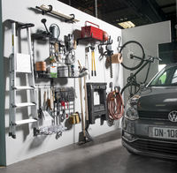 Walltech Garage Lange Leiter-Regal Schiene