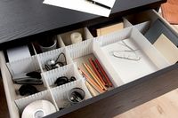 Separate Schubladenunterteilung - Weiß